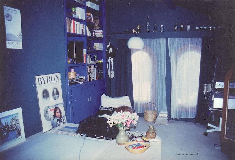 Sylvie Aldebert, Décoratrice à 14 ans, avec la décoration de sa chambre d'ado.